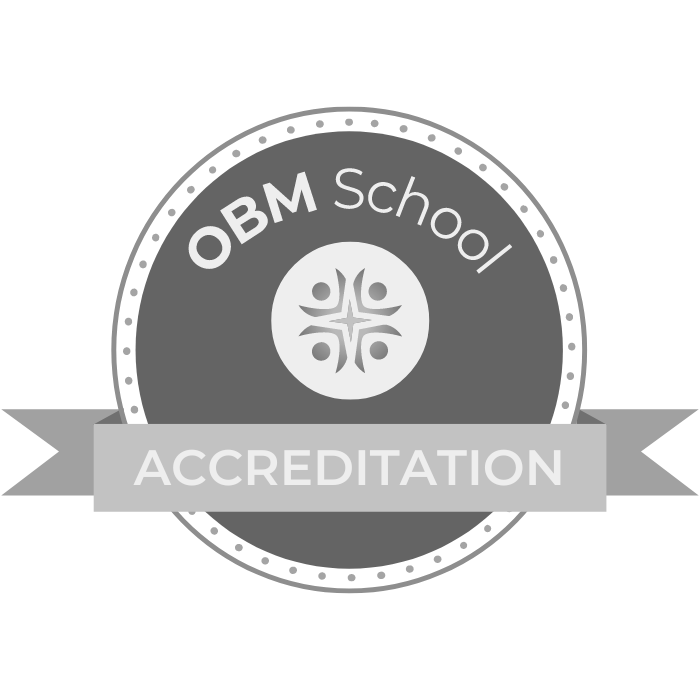 OBM School Badge White